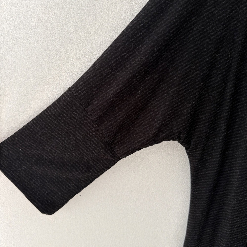 Shannon Passero Medium Black Fine‎ Stripe Layered Jersey Tunic Dress Top NWT - Picture 7 of 11